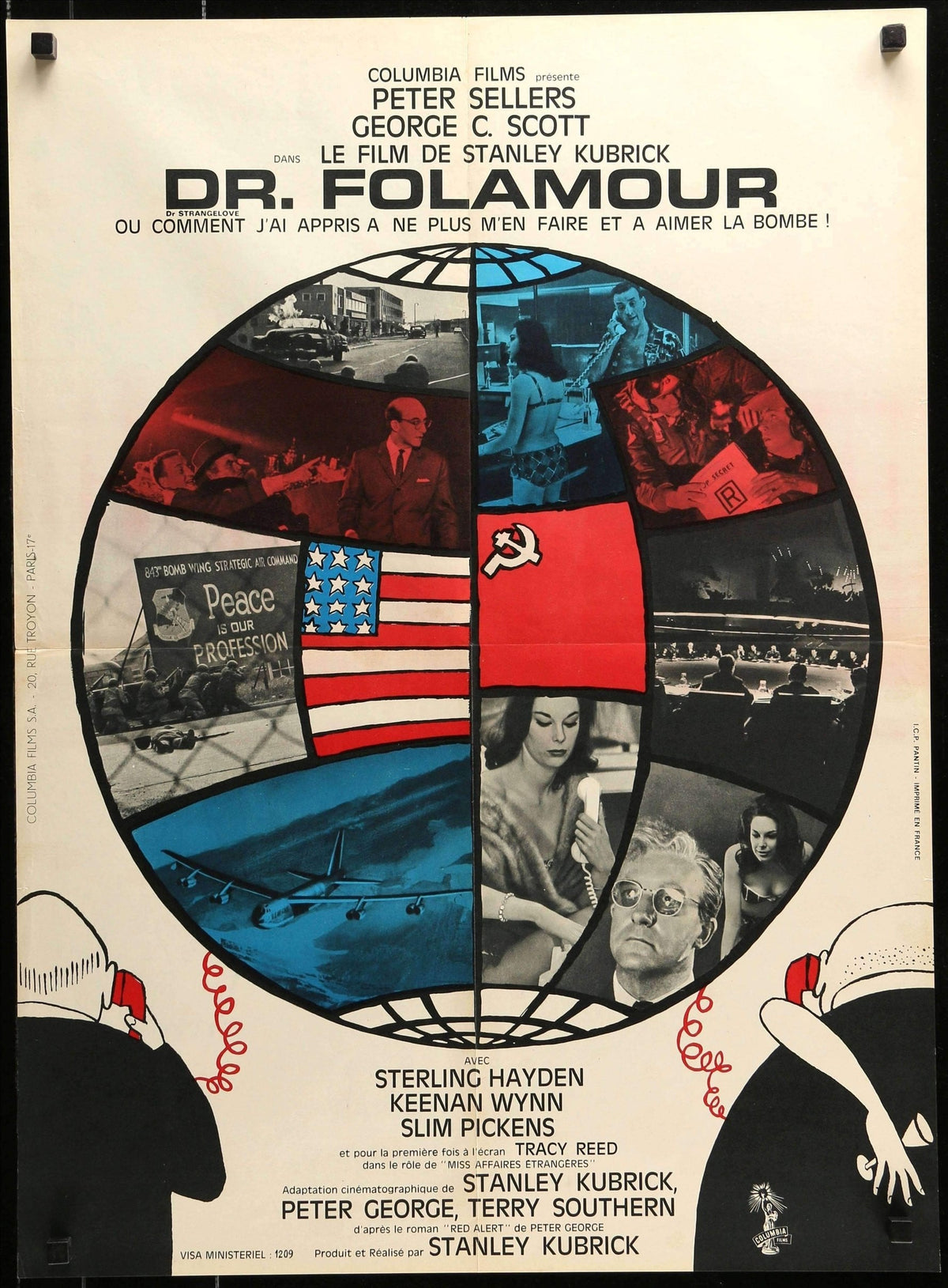Dr. Strangelove or: How I Learned to Stop Worrying and Love the Bomb (1964) original movie poster for sale at Original Film Art - Vintage Movie Posters