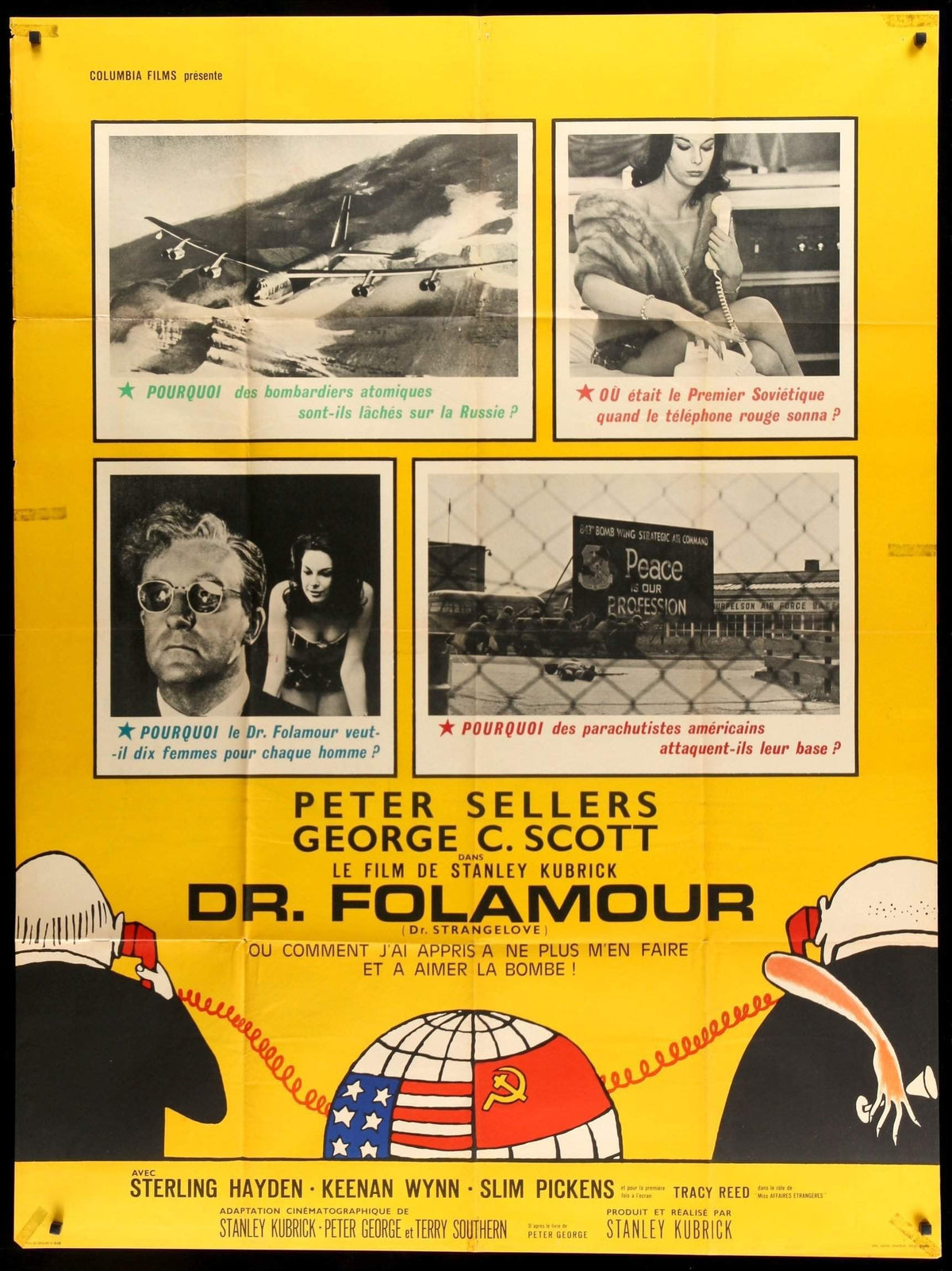 Dr. Strangelove or: How I Learned to Stop Worrying and Love the Bomb (1964) original movie poster for sale at Original Film Art - Vintage Movie Posters