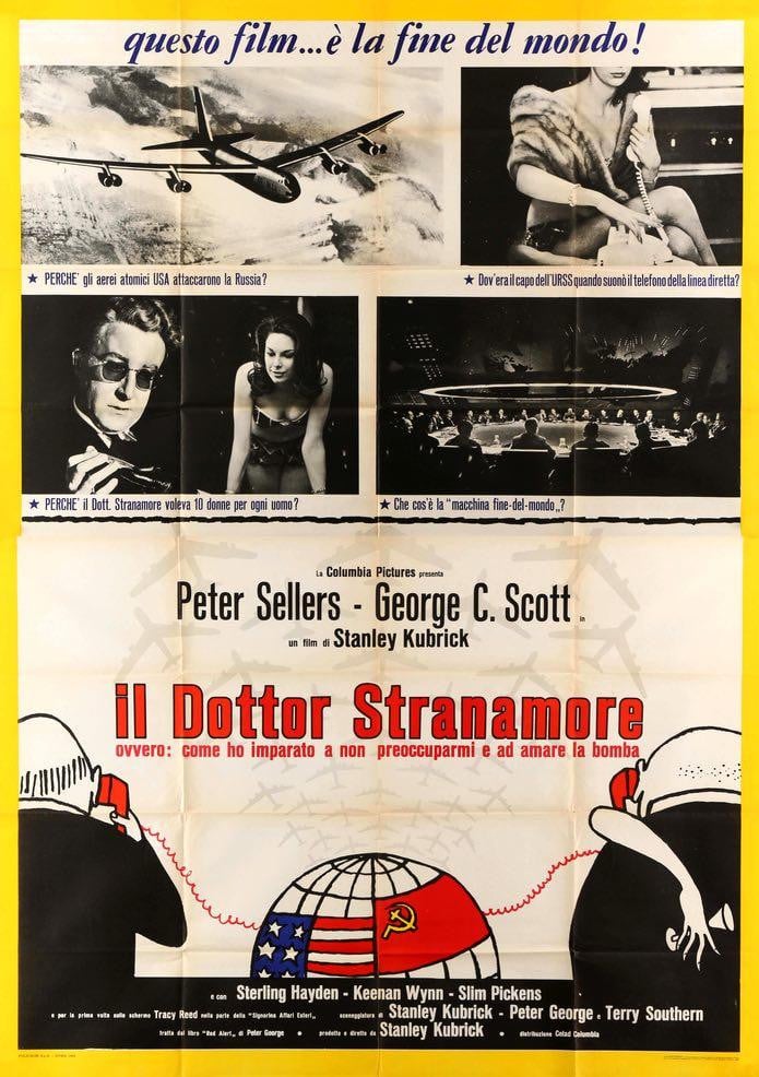 Dr. Strangelove or: How I Learned to Stop Worrying and Love the Bomb (1964) original movie poster for sale at Original Film Art - Vintage Movie Posters