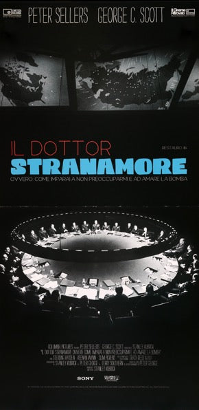 Dr. Strangelove or: How I Learned to Stop Worrying and Love the Bomb (1964) original movie poster for sale at Original Film Art - Vintage Movie Posters