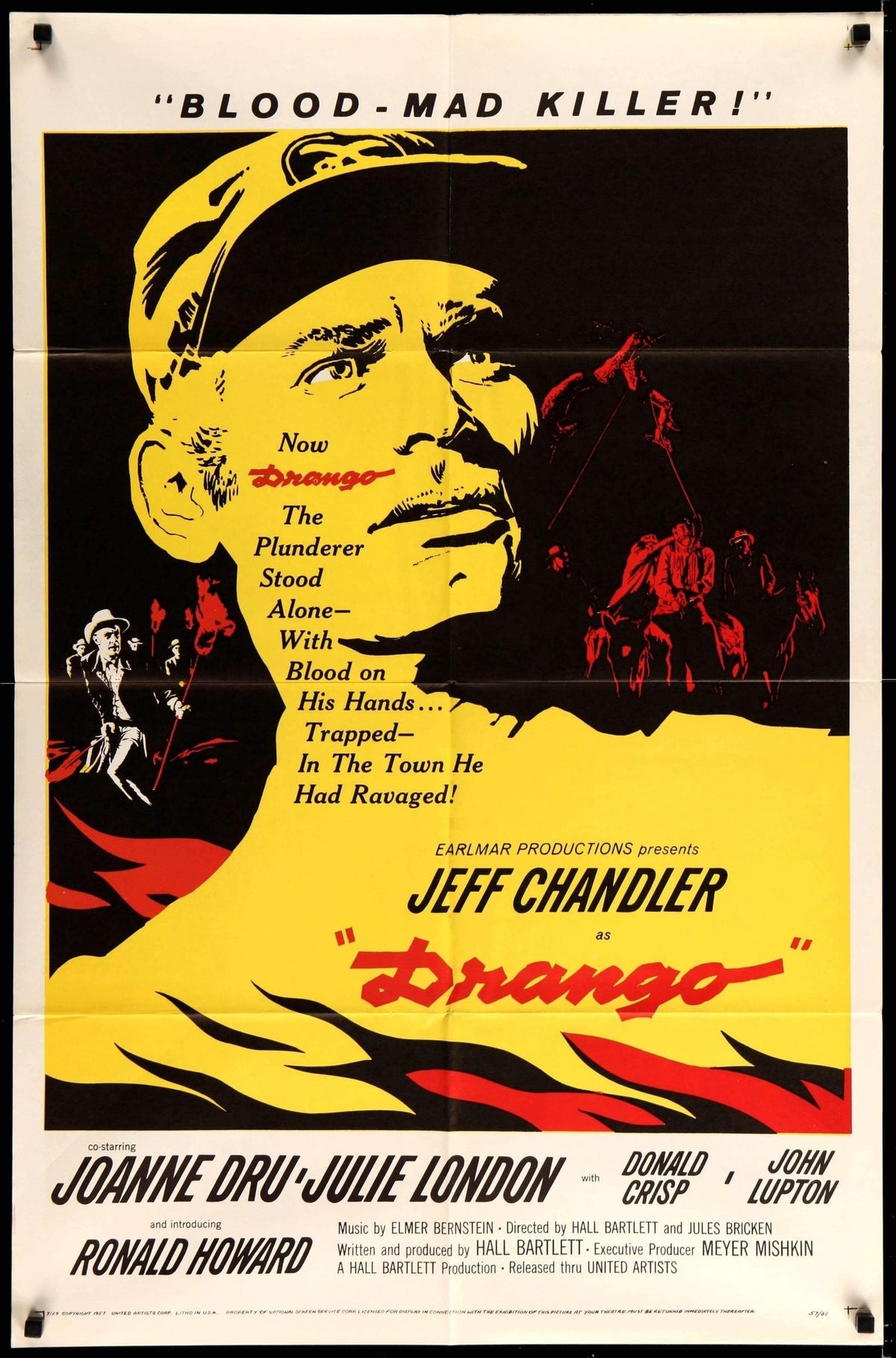 Drango (1957) original movie poster for sale at Original Film Art - Vintage Movie Posters
