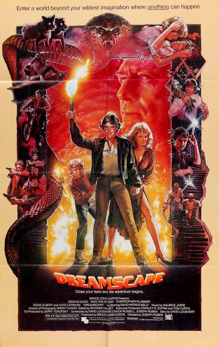 Dreamscape (1984) original movie poster for sale at Original Film Art - Vintage Movie Posters