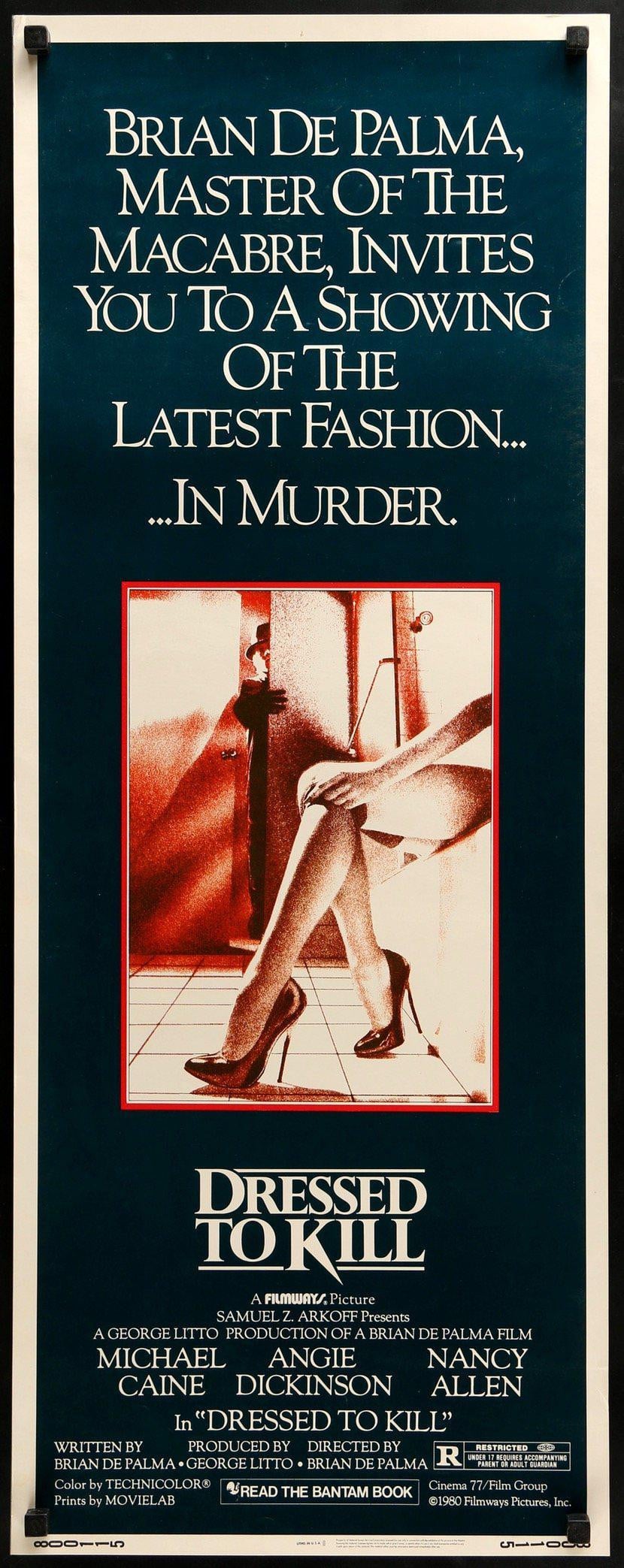 Dressed to Kill (1980) original movie poster for sale at Original Film Art - Vintage Movie Posters