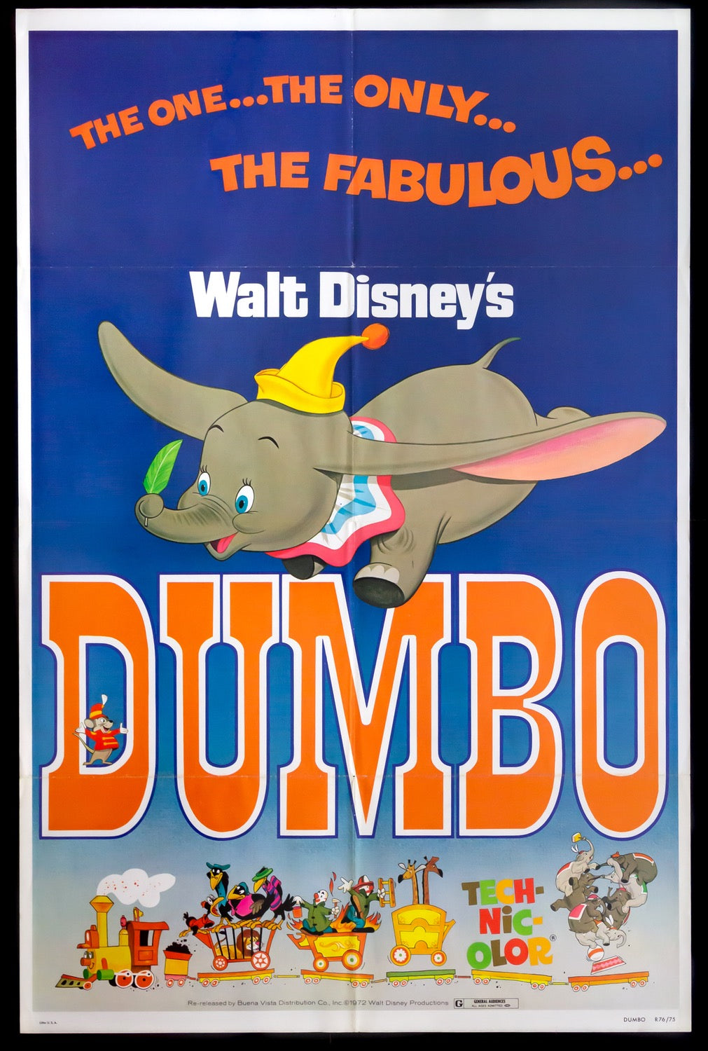 Dumbo (1941) original movie poster for sale at Original Film Art