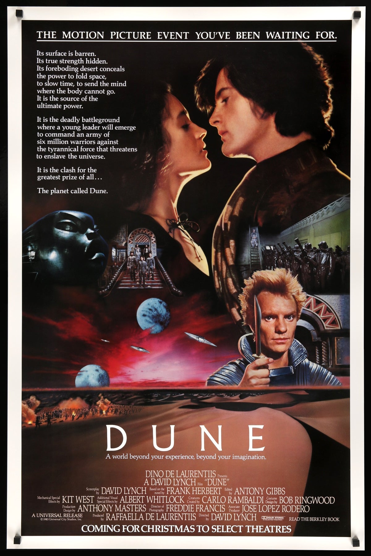 Dune (1984) original movie poster for sale at Original Film Art