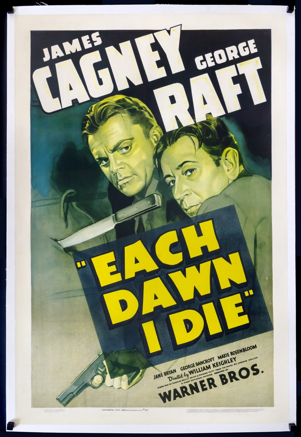 Each Dawn I Die (1939) original movie poster for sale at Original Film Art