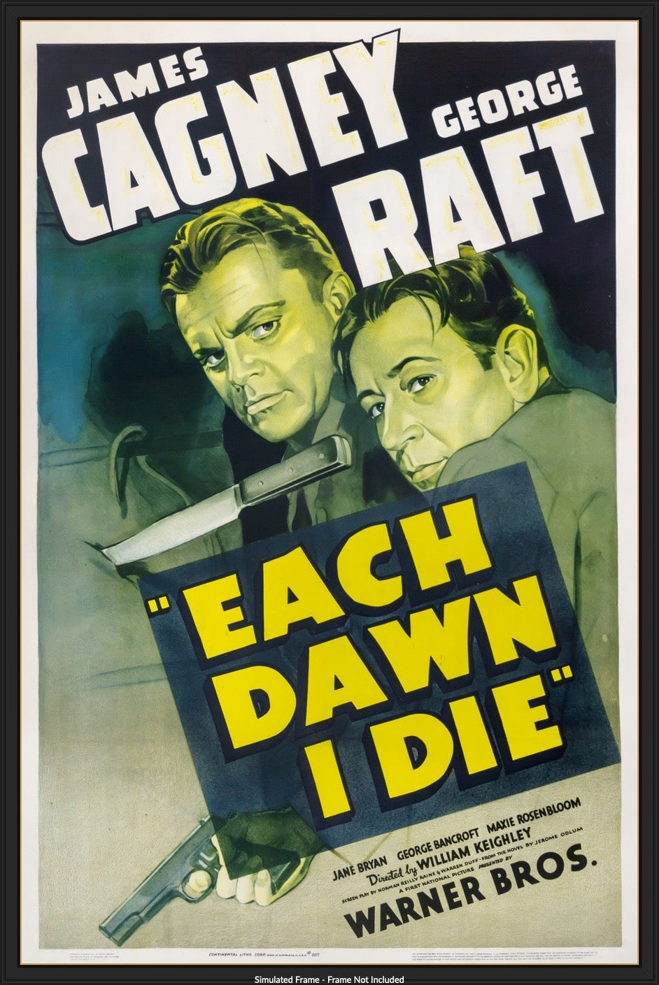 Each Dawn I Die (1939) original movie poster for sale at Original Film Art