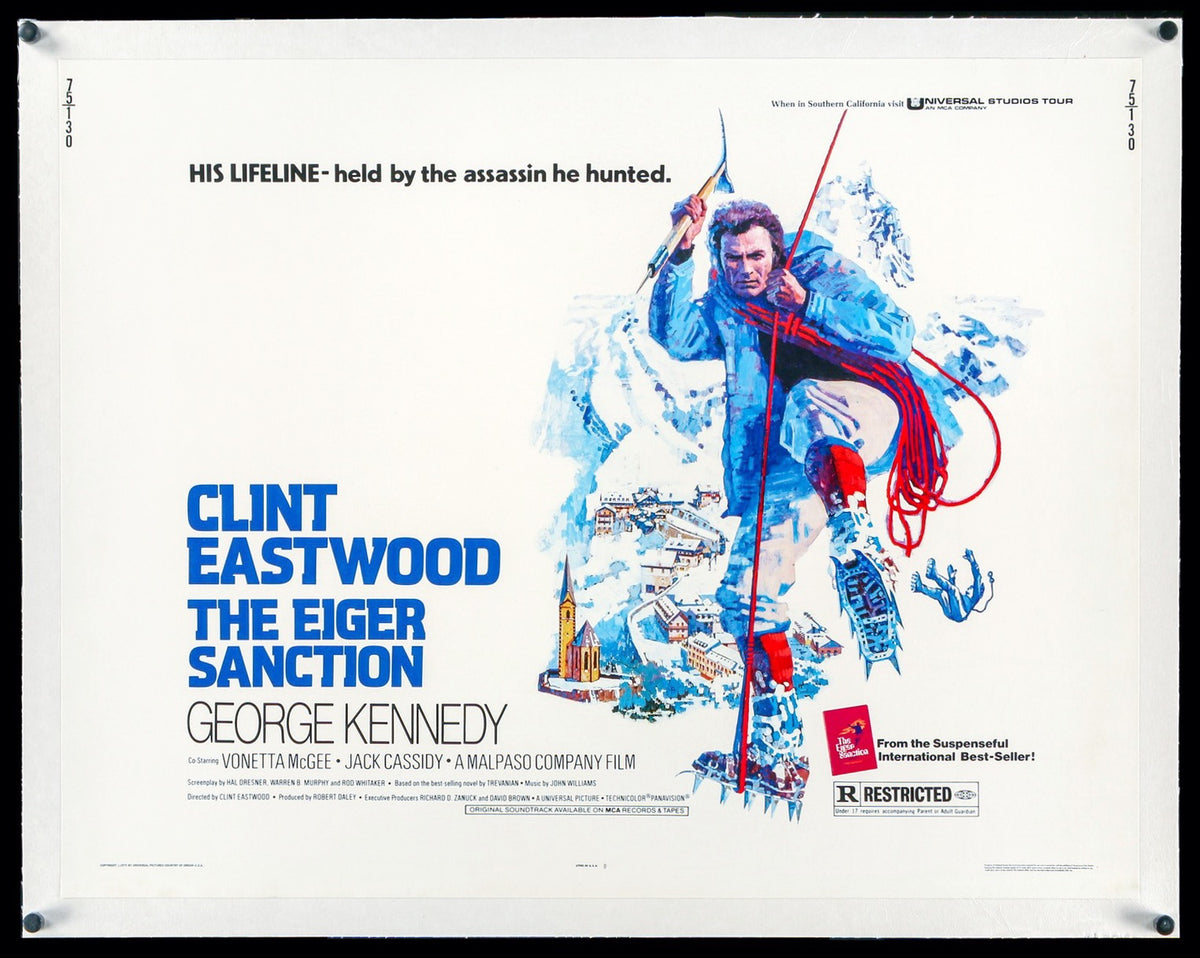 Eiger Sanction (1975) original movie poster for sale at Original Film Art - Vintage Movie Posters