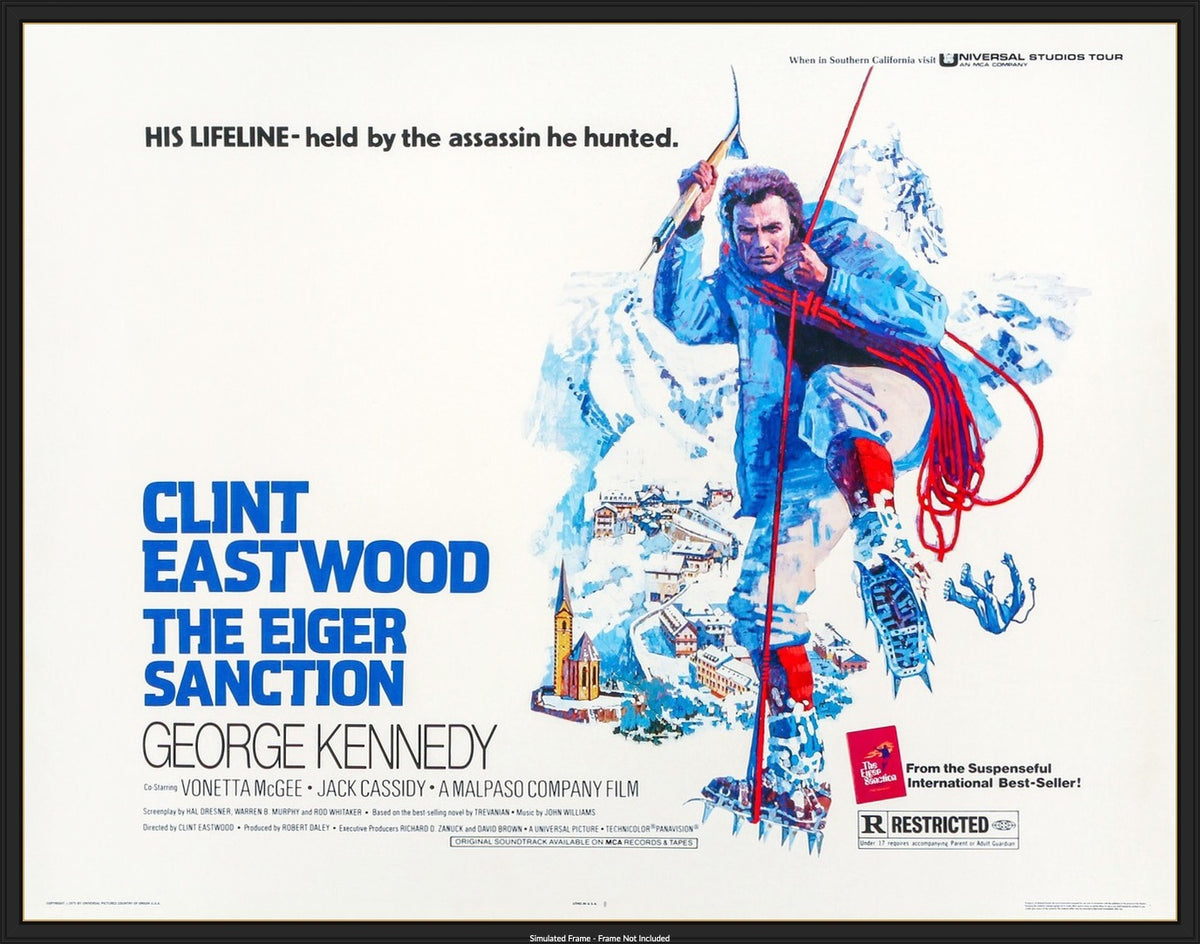 Eiger Sanction (1975) original movie poster for sale at Original Film Art - Vintage Movie Posters