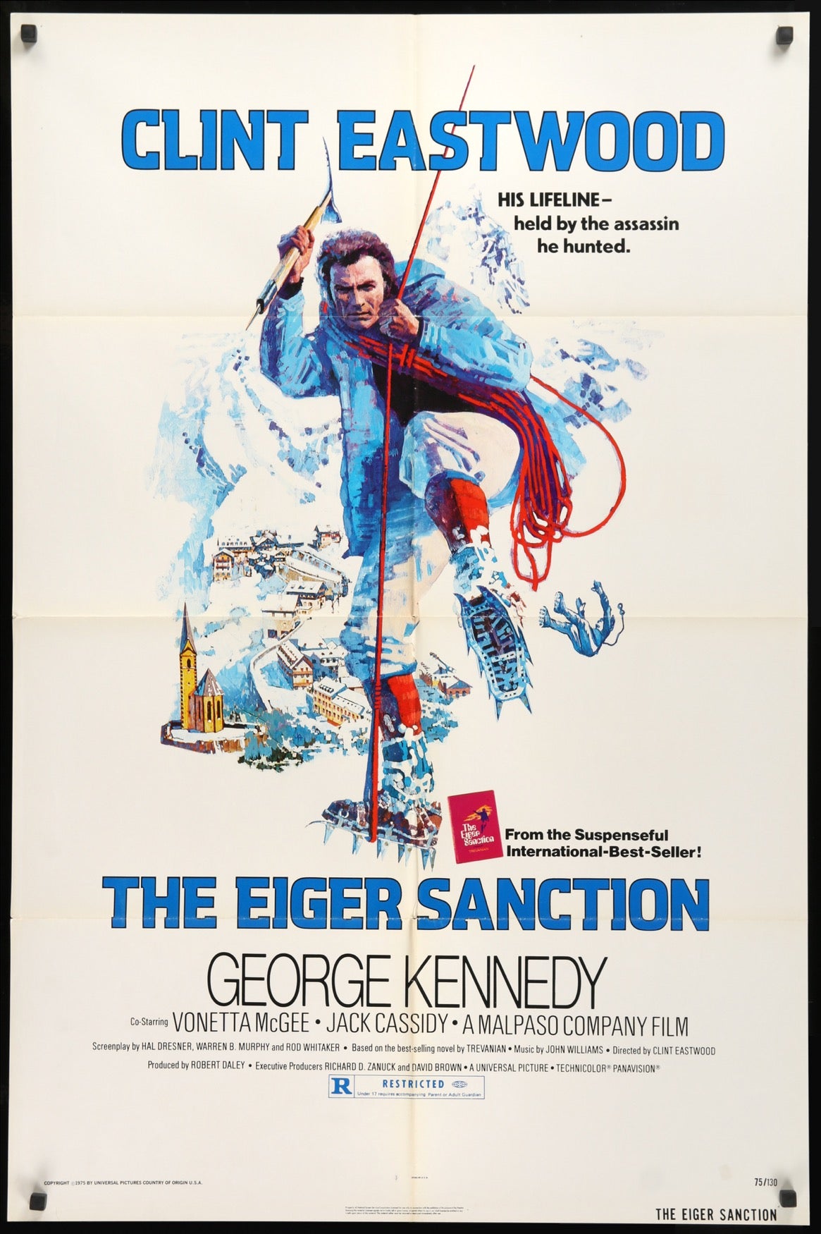 Eiger Sanction (1975) original movie poster for sale at Original Film Art - Vintage Movie Posters