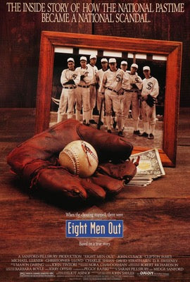 Eight Men Out (1988) original movie poster for sale at Original Film Art - Vintage Movie Posters