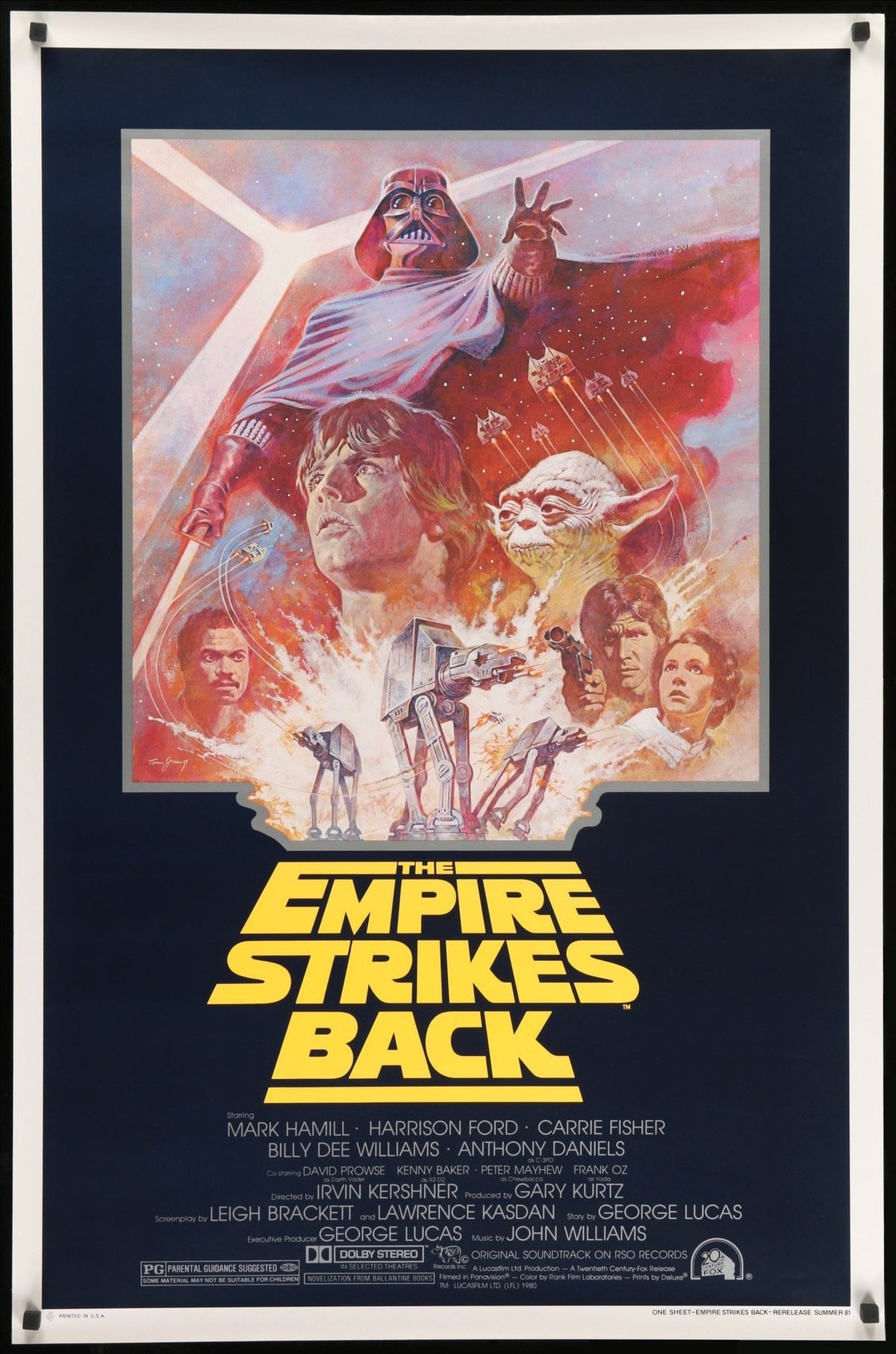Empire Strikes Back (1980) original movie poster for sale at Original Film Art - Vintage Movie Posters