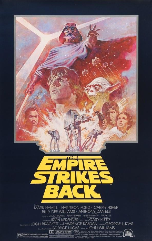 Empire Strikes Back (1980) original movie poster for sale at Original Film Art - Vintage Movie Posters