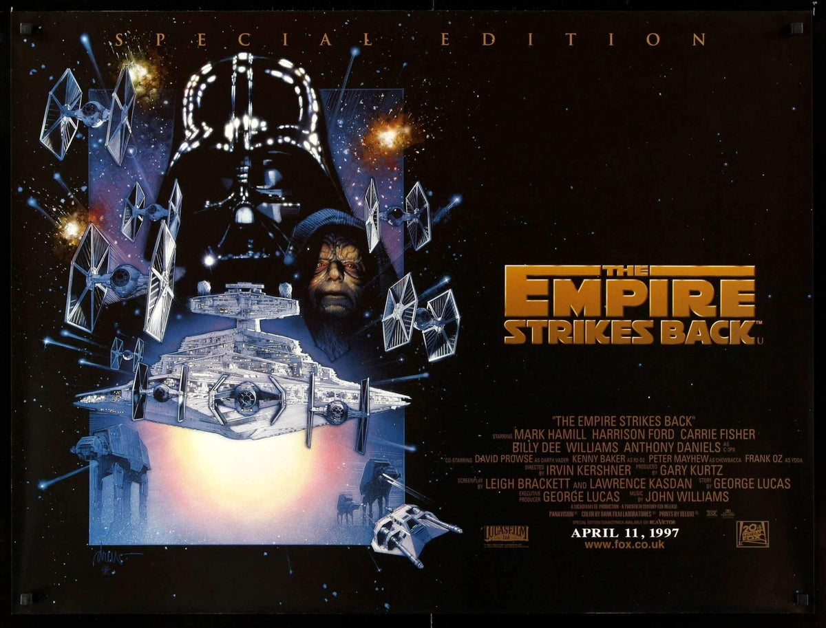 Empire Strikes Back (1980) original movie poster for sale at Original Film Art - Vintage Movie Posters