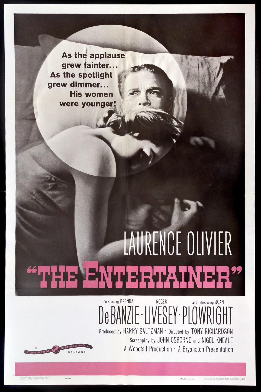 Entertainer (1960) original movie poster for sale at Original Film Art