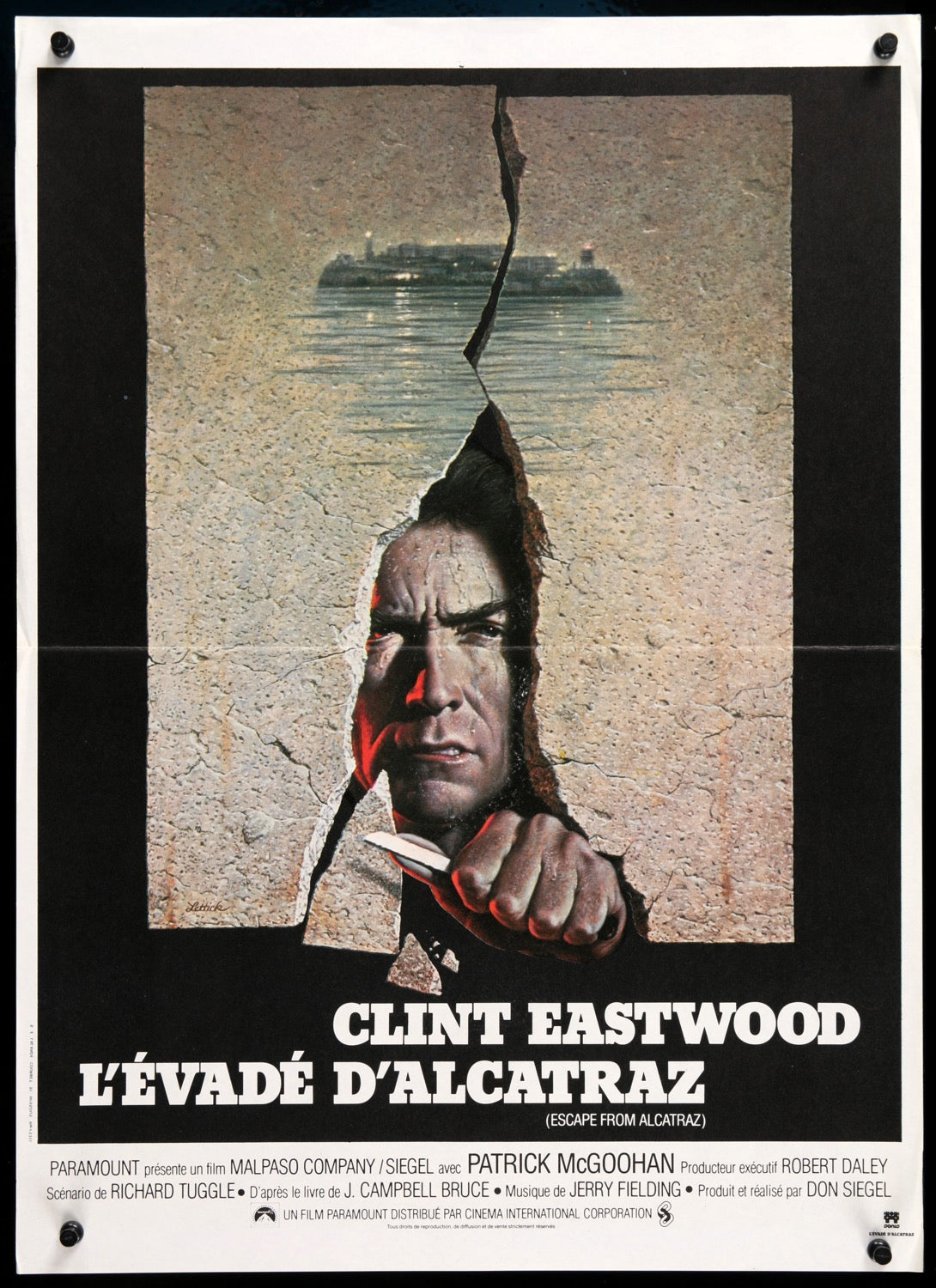 Escape from Alcatraz (1979) original movie poster for sale at Original Film Art