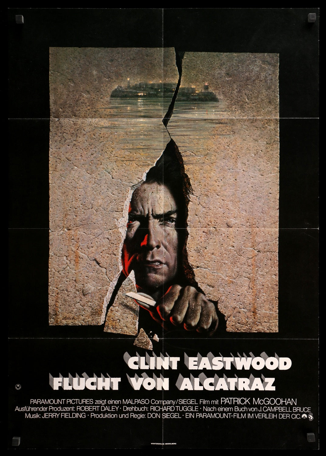 Escape from Alcatraz (1979) original movie poster for sale at Original Film Art - Vintage Movie Posters
