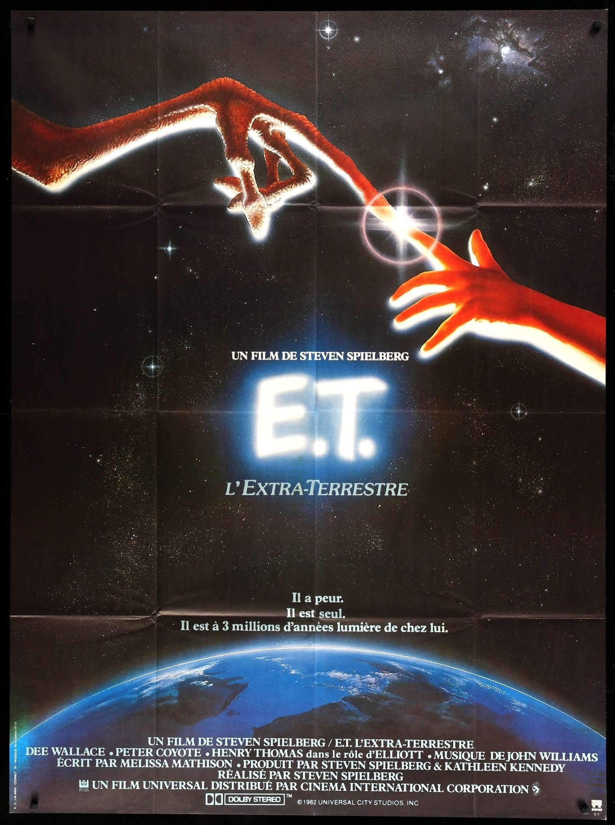 E.T. The Extra Terrestrial (1982) original movie poster for sale at Original Film Art - Vintage Movie Posters