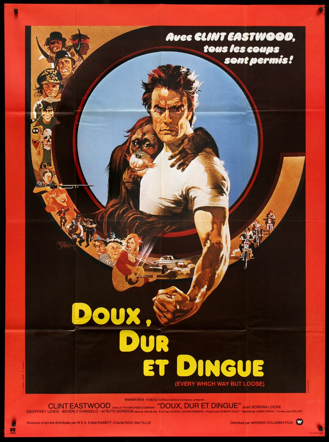 Every Which Way But Loose (1978) original movie poster for sale at Original Film Art - Vintage Movie Posters