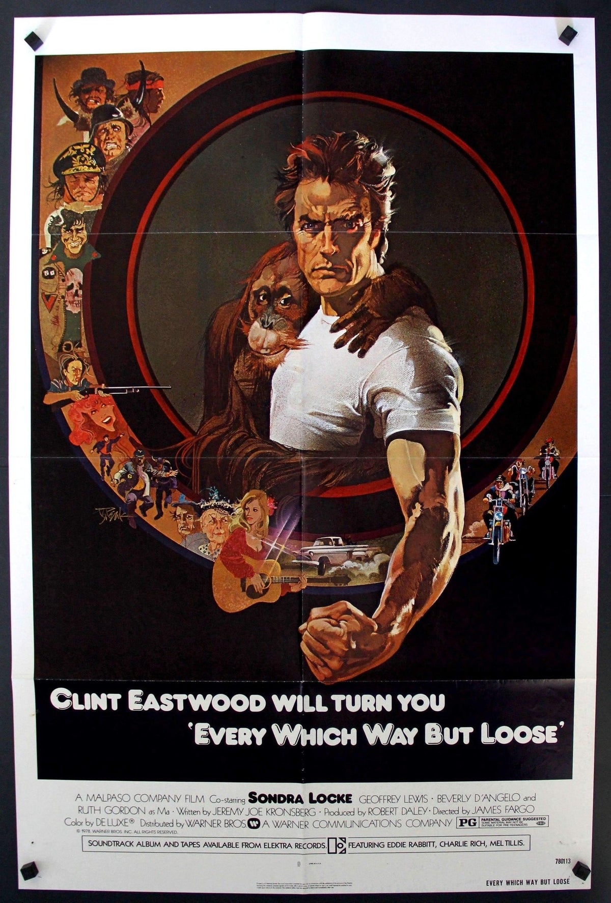 Every Which Way But Loose (1978) original movie poster for sale at Original Film Art - Vintage Movie Posters