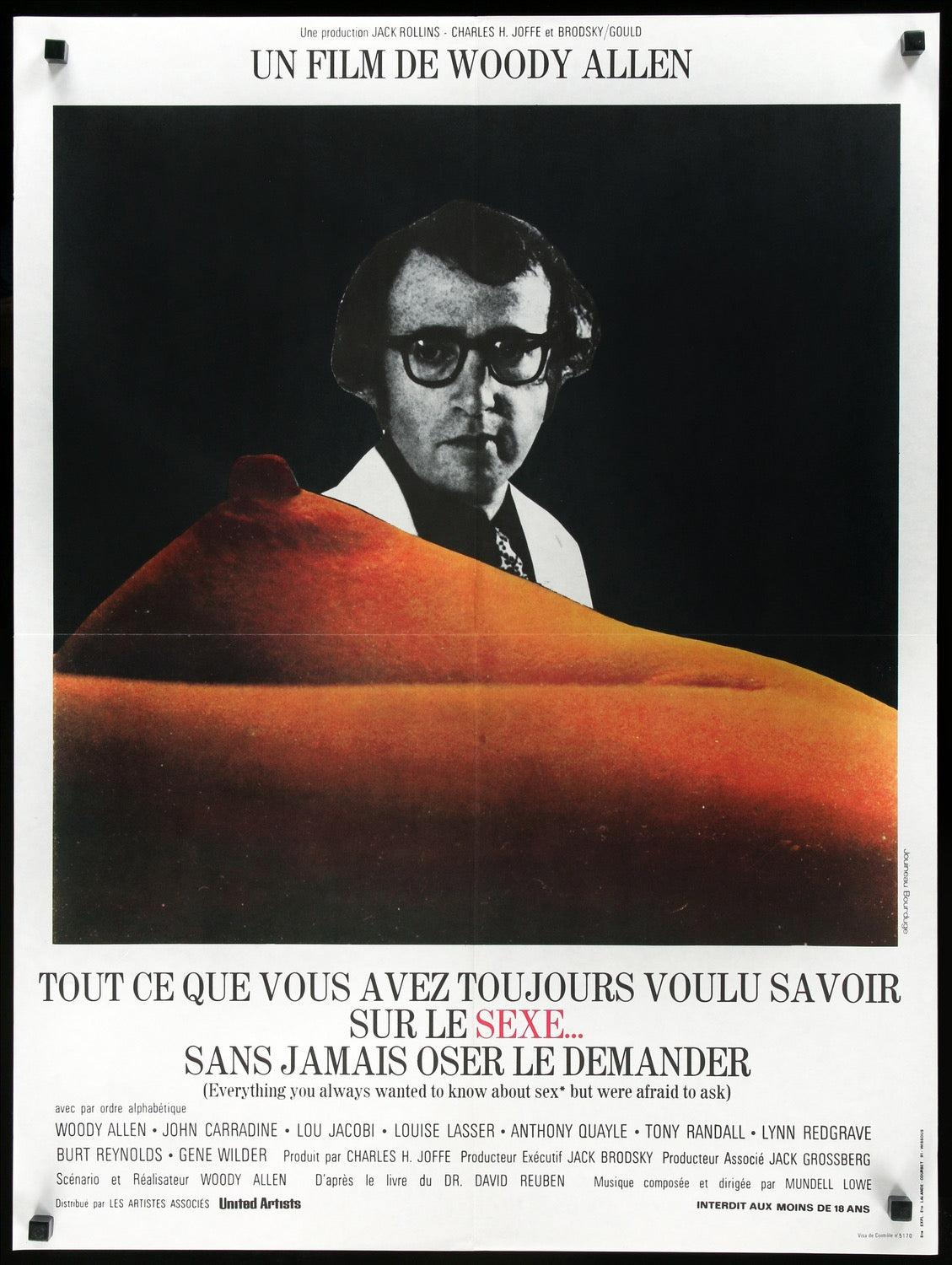 Everything You Always Wanted To Know About Sex (1972) original movie poster for sale at Original Film Art