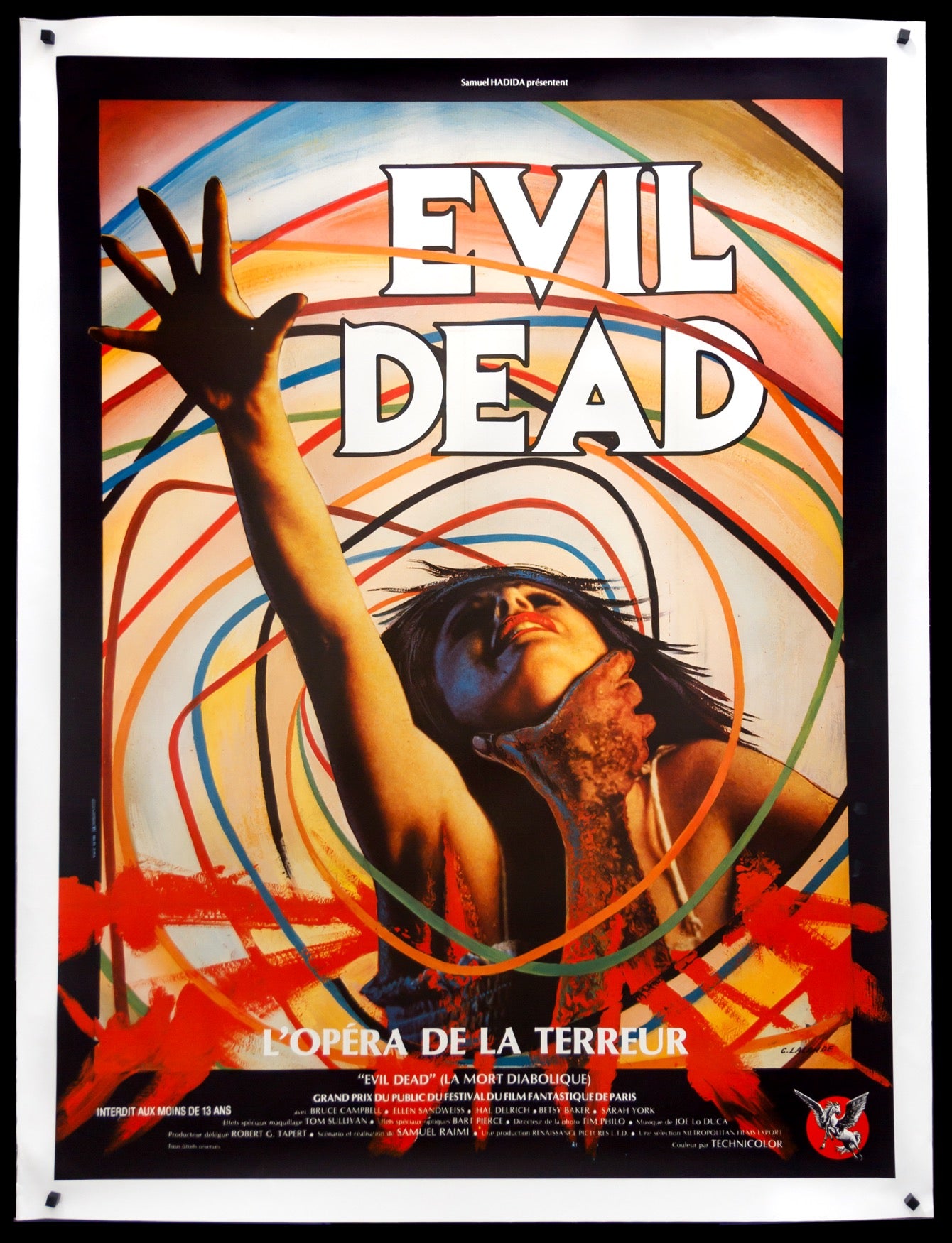 Evil Dead (1981) original movie poster for sale at Original Film Art - Vintage Movie Posters