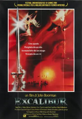Excalibur (1981) original movie poster for sale at Original Film Art - Vintage Movie Posters