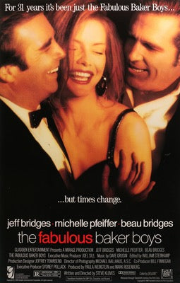 Fabulous Baker Boys (1989) original movie poster for sale at Original Film Art - Vintage Movie Posters