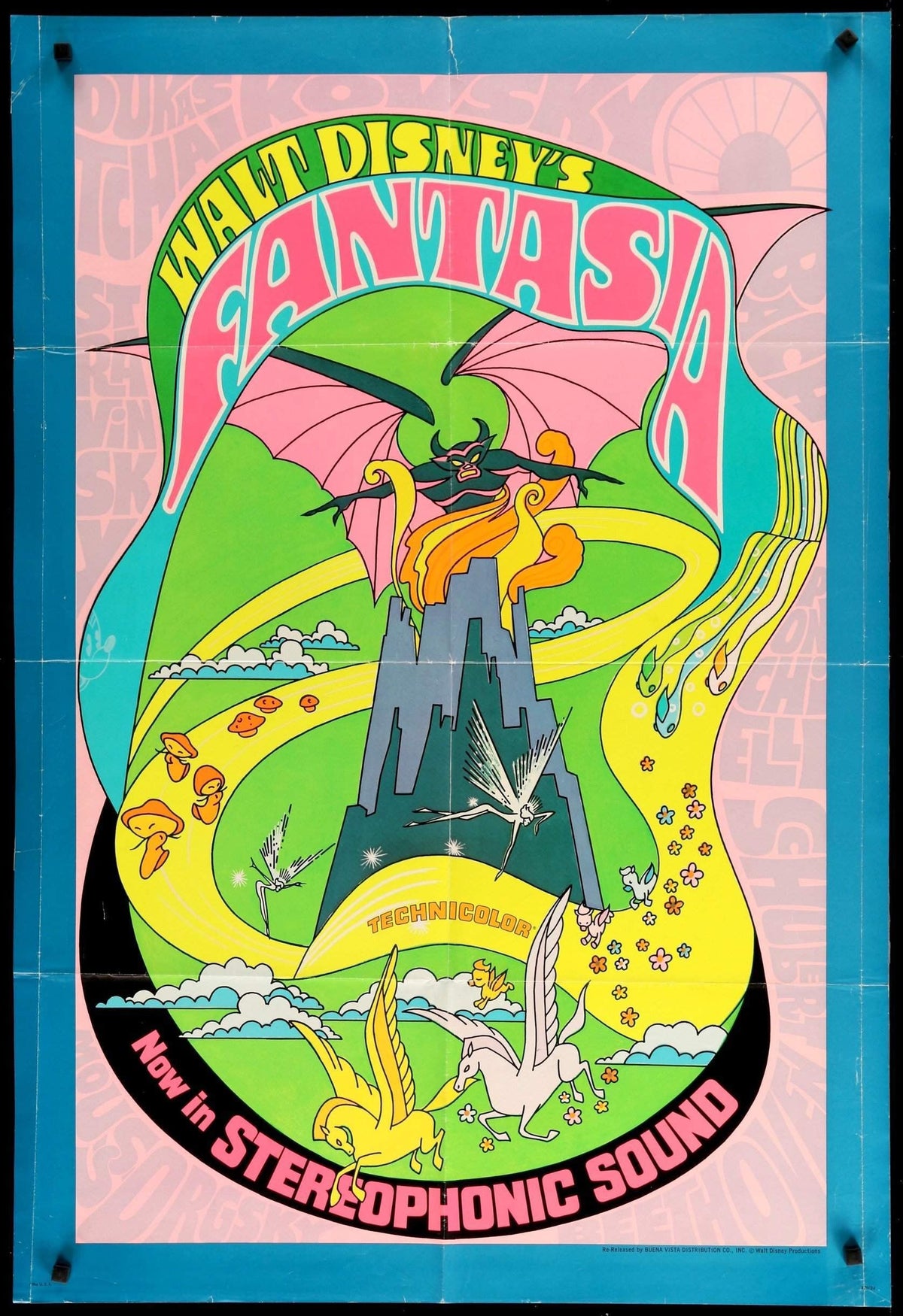 Fantasia (1940) original movie poster for sale at Original Film Art - Vintage Movie Posters