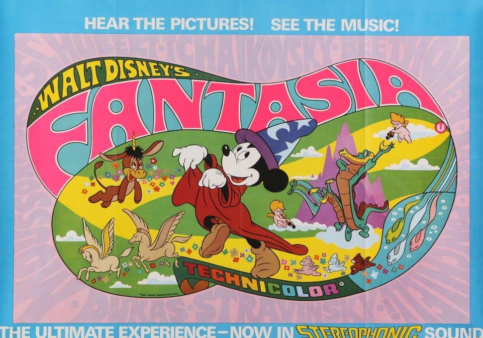 Fantasia (1940) original movie poster for sale at Original Film Art - Vintage Movie Posters