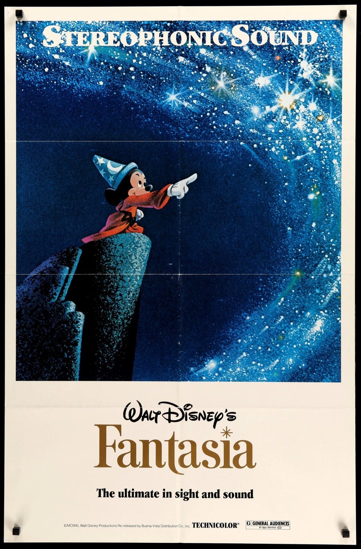 Fantasia (1940) original movie poster for sale at Original Film Art
