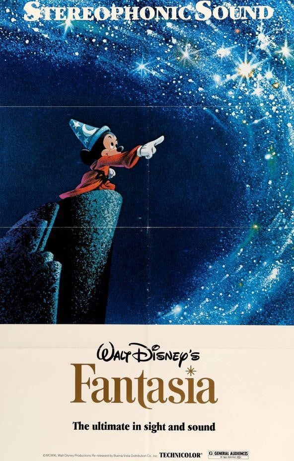 Fantasia (1940) original movie poster for sale at Original Film Art - Vintage Movie Posters