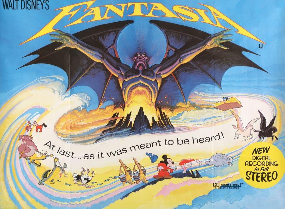 Fantasia (1940) original movie poster for sale at Original Film Art - Vintage Movie Posters