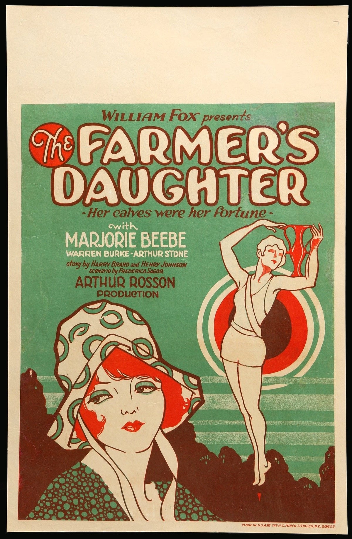 Farmer&#39;s Daughter (1928) original movie poster for sale at Original Film Art - Vintage Movie Posters