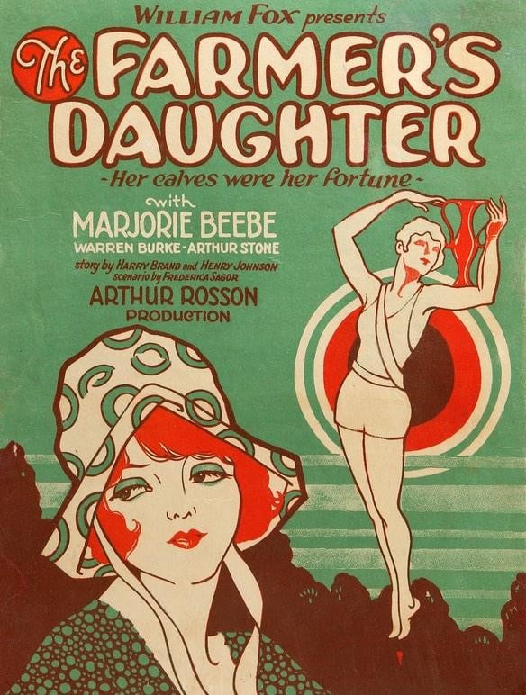 Farmer's Daughter (1928) original movie poster for sale at Original Film Art - Vintage Movie Posters