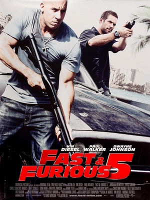 Fast Five (2011) original movie poster for sale at Original Film Art