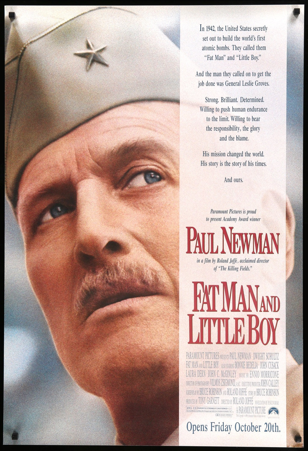 Fat Man and Little Boy (1989) original movie poster for sale at Original Film Art