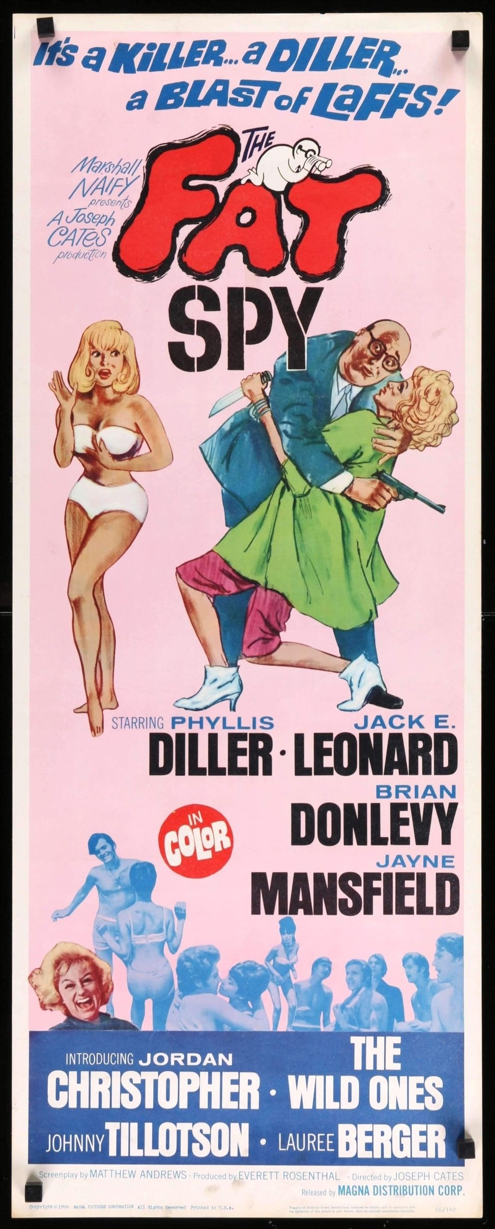 Fat Spy (1966) original movie poster for sale at Original Film Art