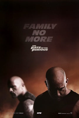 Fate of the Furious (2017) original movie poster for sale at Original Film Art - Vintage Movie Posters