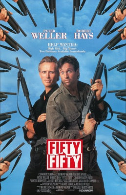 Fifty/Fifty (1992) original movie poster for sale at Original Film Art - Vintage Movie Posters