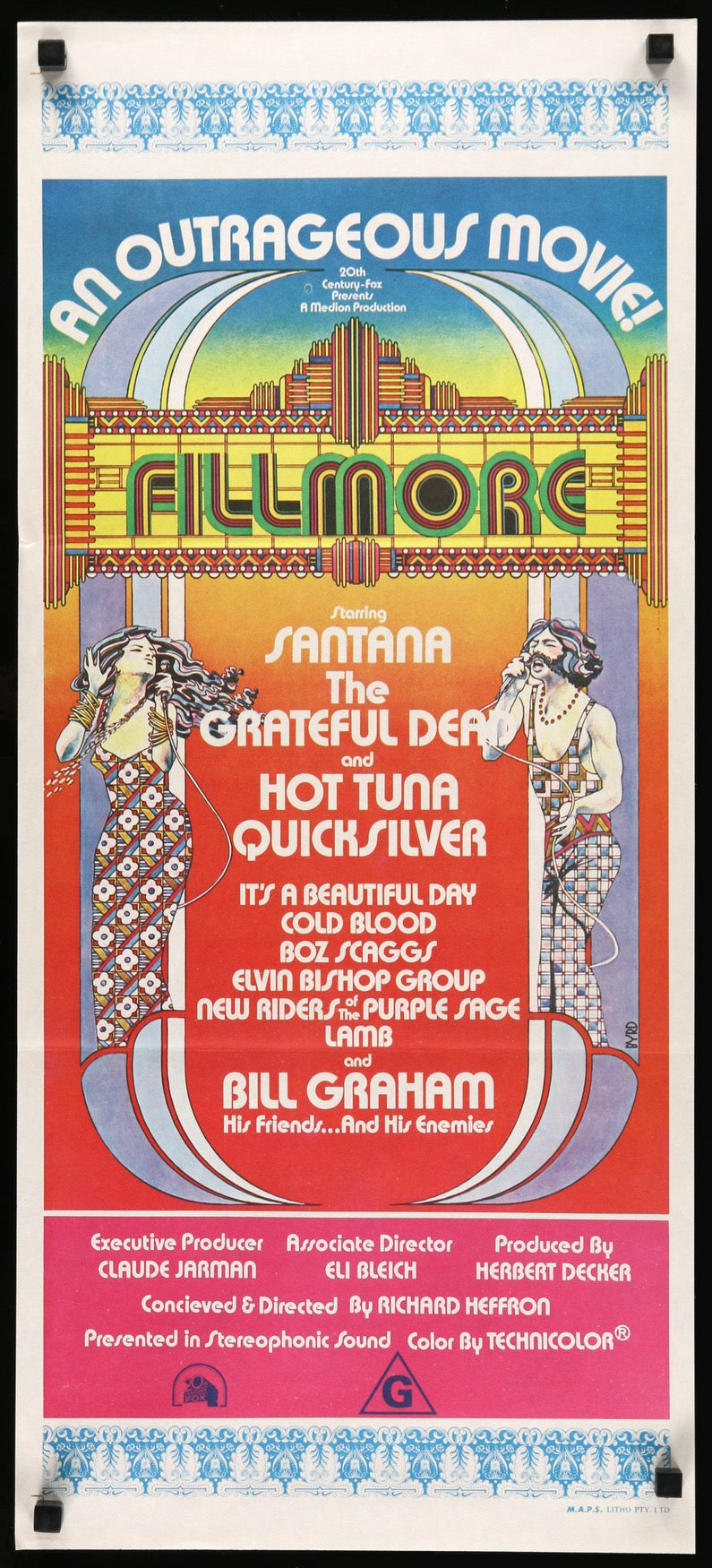 Fillmore (1972) original movie poster for sale at Original Film Art