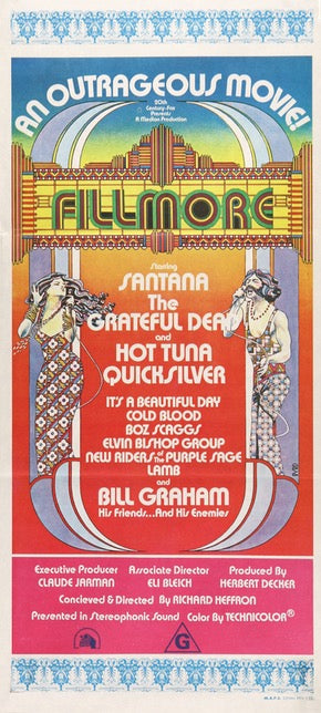 Fillmore (1972) original movie poster for sale at Original Film Art - Vintage Movie Posters