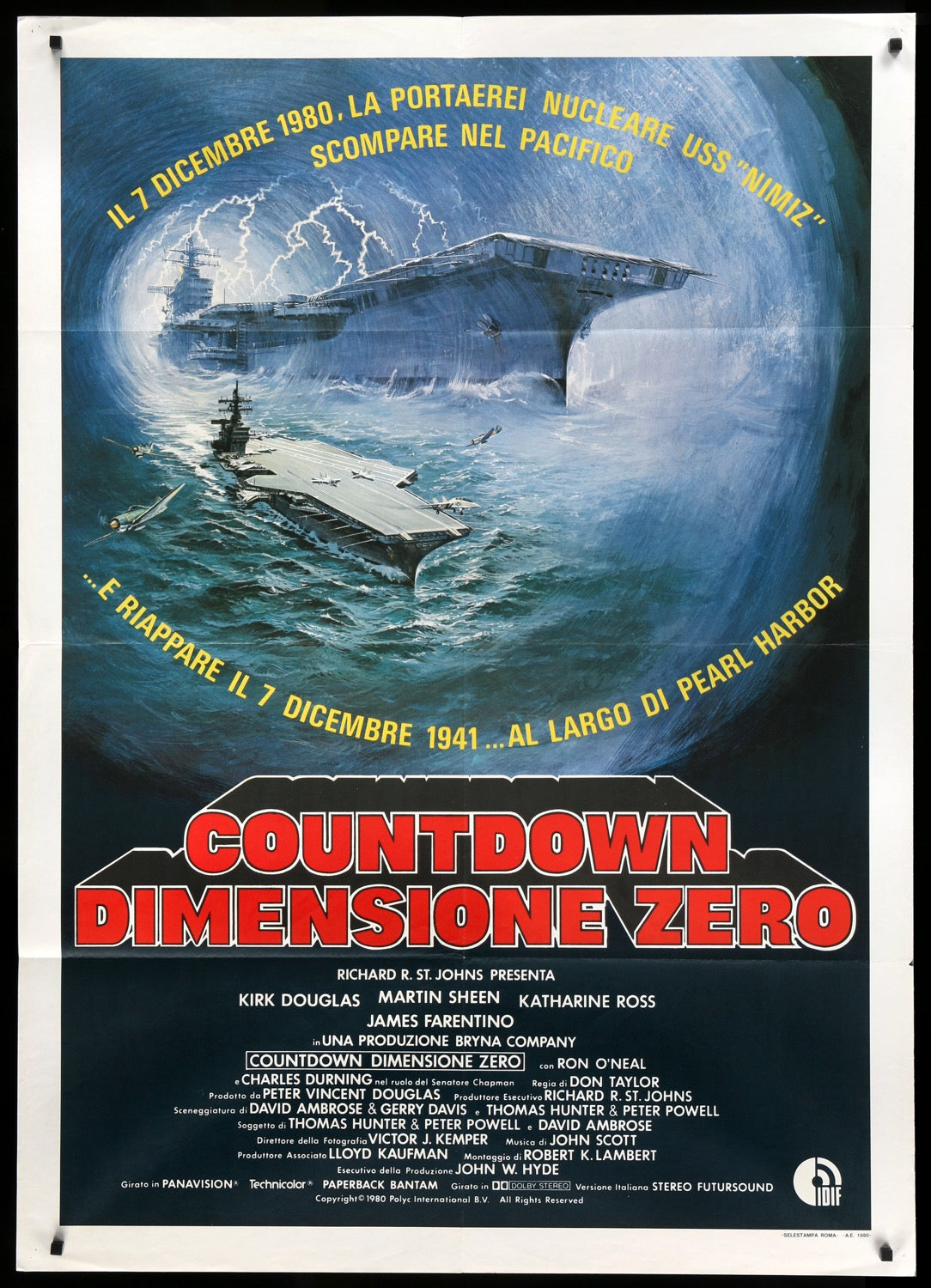 Final Countdown (1980) original movie poster for sale at Original Film Art - Vintage Movie Posters