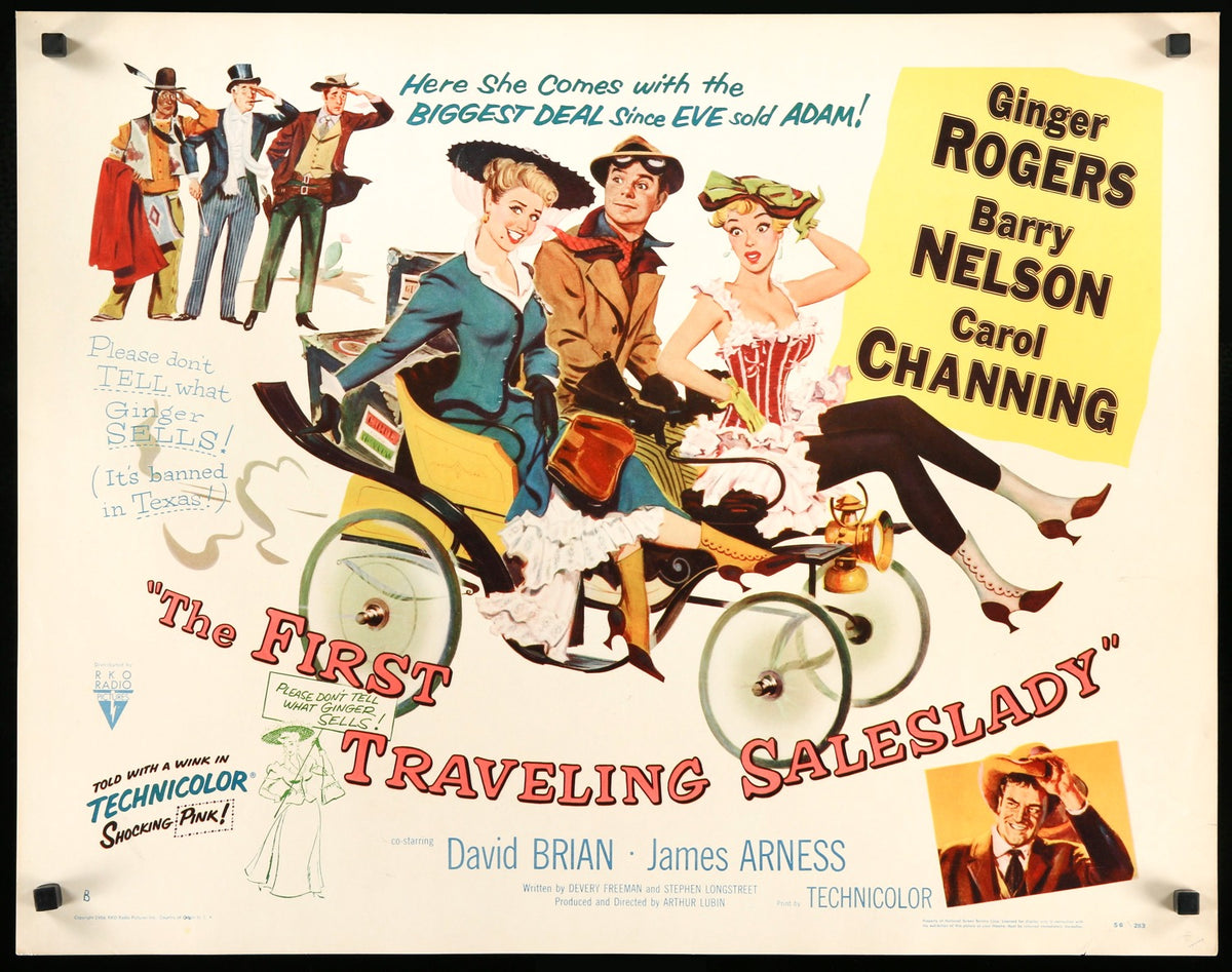 First Traveling Saleslady (1956) original movie poster for sale at Original Film Art - Vintage Movie Posters