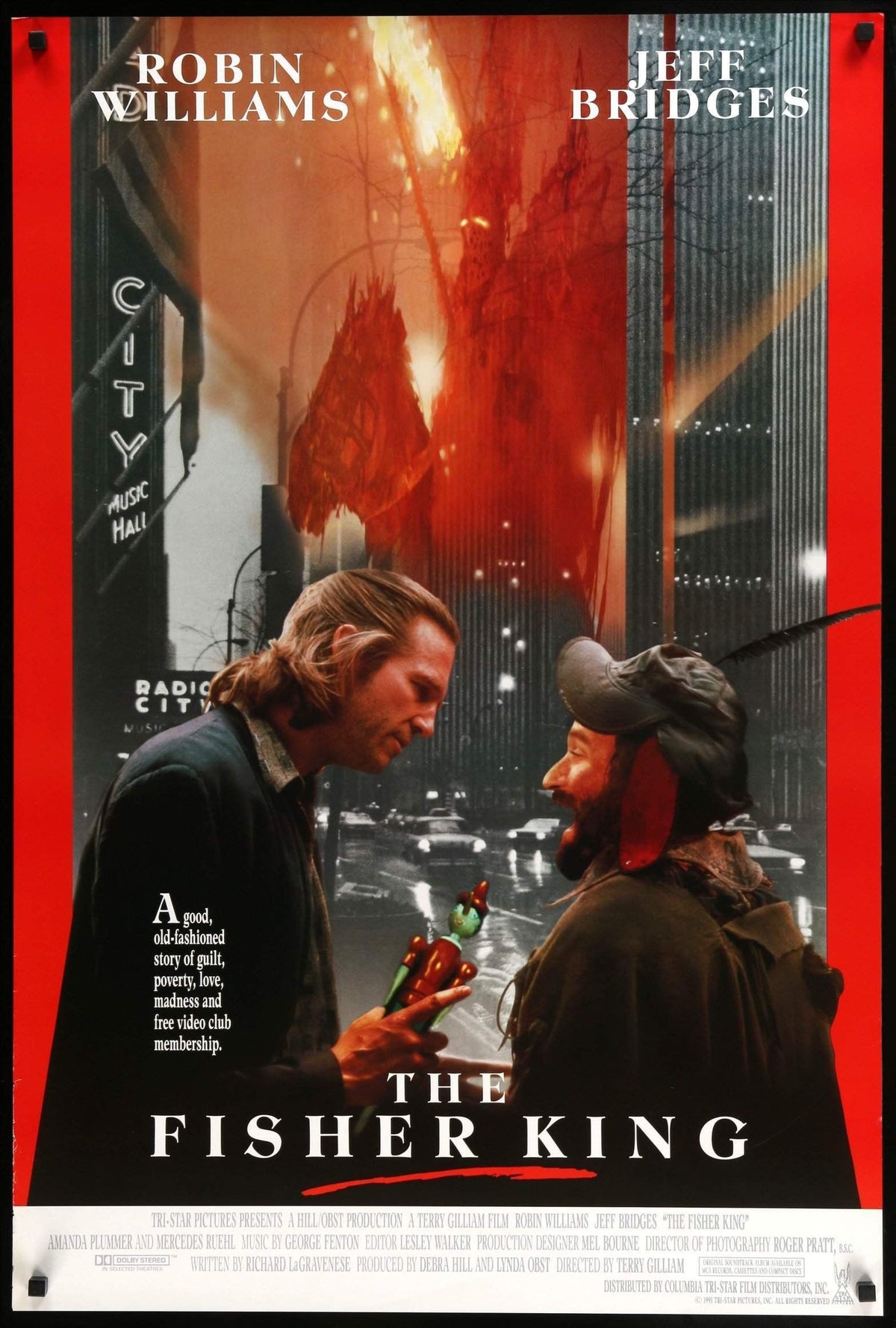 Fisher King (1991) original movie poster for sale at Original Film Art - Vintage Movie Posters