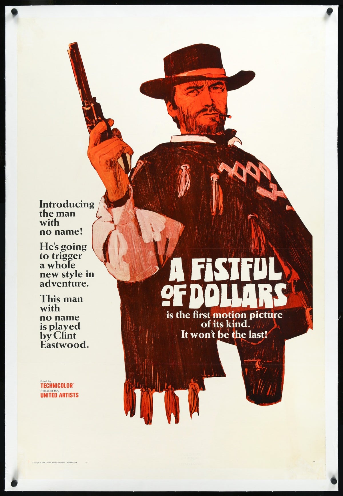 Fistful of Dollars (1964) original movie poster for sale at Original Film Art
