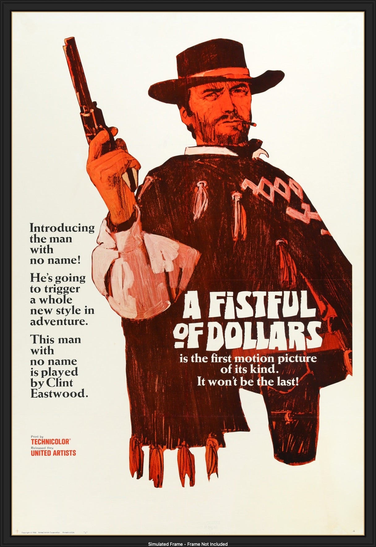 Fistful of Dollars (1964) original movie poster for sale at Original Film Art