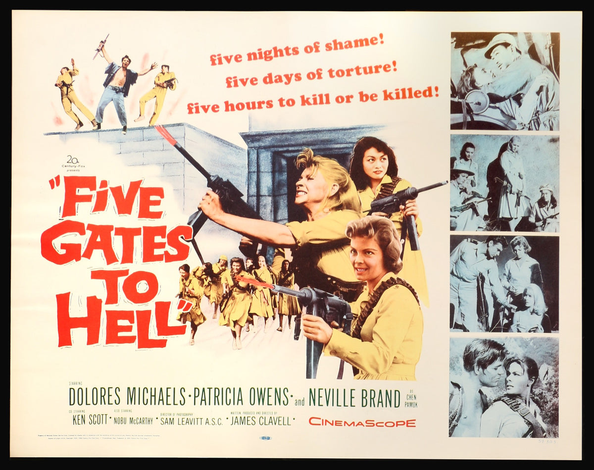 Five Gates to Hell (1959) original movie poster for sale at Original Film Art