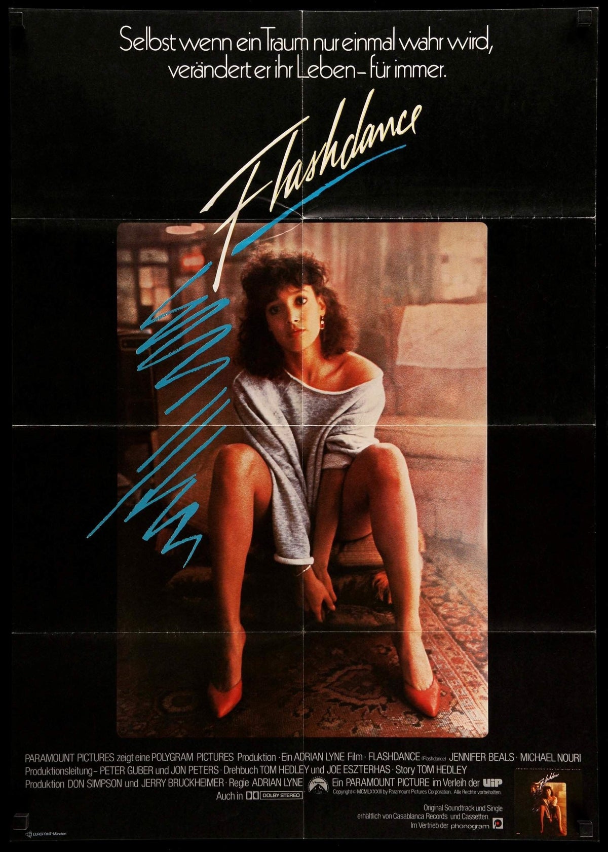 Flashdance (1983) original movie poster for sale at Original Film Art