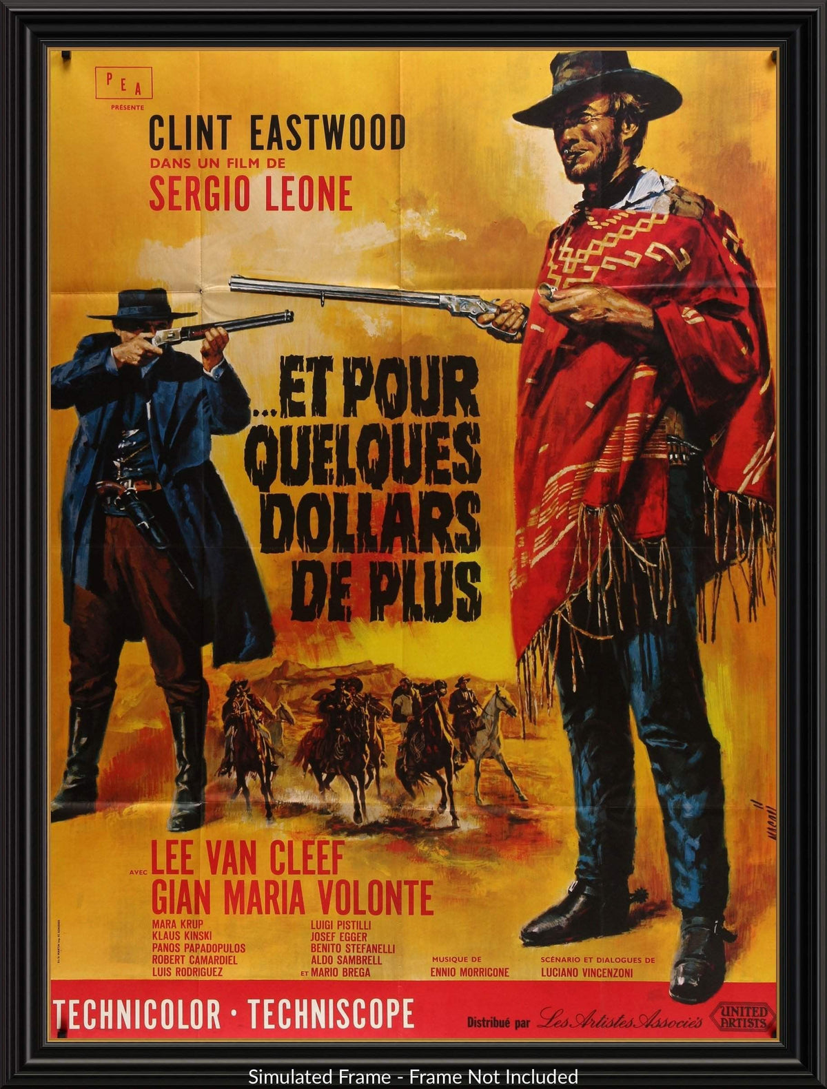 For a Few Dollars More (1965) original movie poster for sale at Original Film Art - Vintage Movie Posters